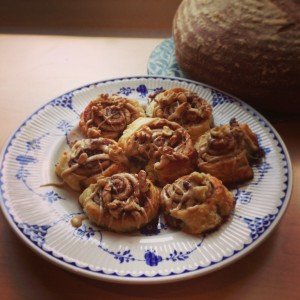 Fudge-laced Cinnamon Buns